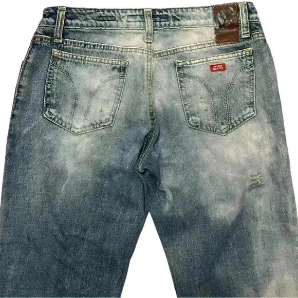 Miss Sixty Vintage Extra Low Ty Acid Wash Italian Straight Jeans - Picture 6 of 9